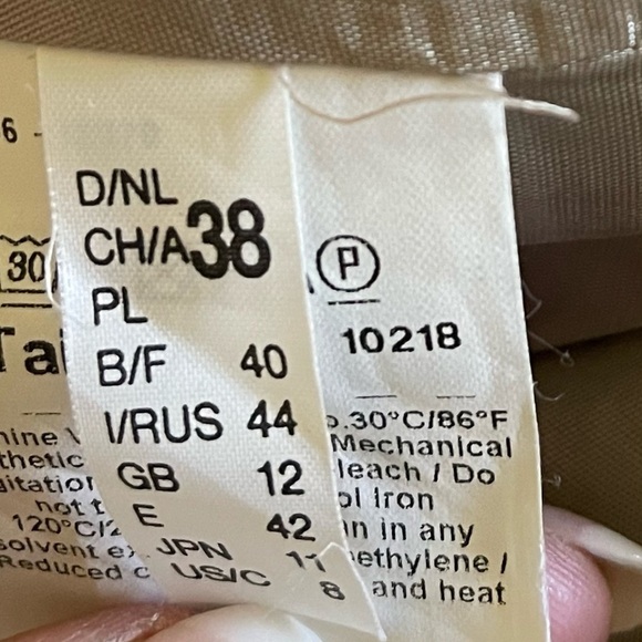 Taifun Sz 38 sleeveless lined cotton/silk dress with waist tie & side zip - Picture 5 of 9